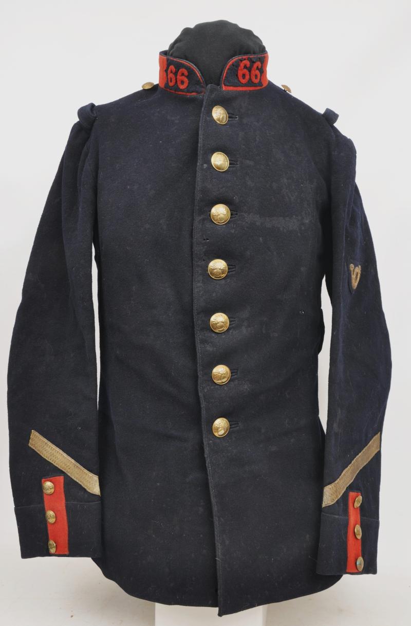Rare WW1 French 66th Infantry Regiment M1897 Other Ranks Tunic As Worn August 1914