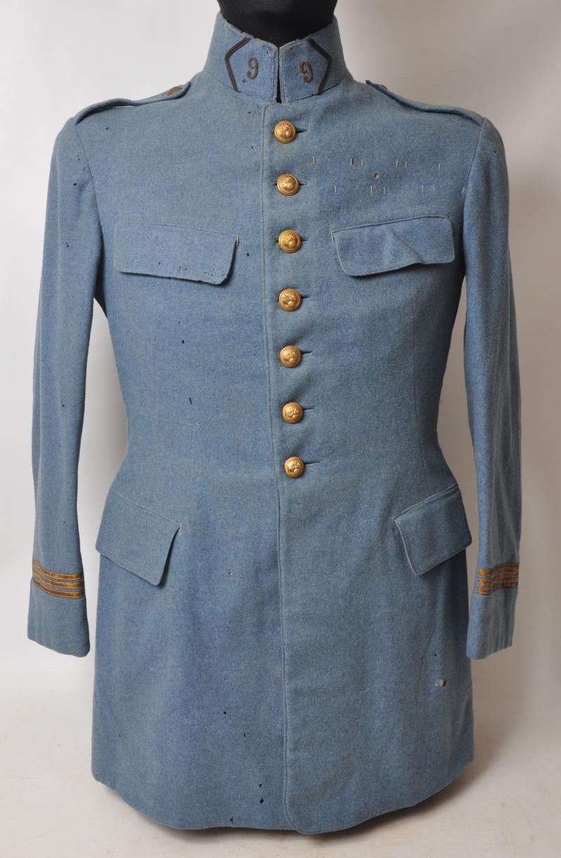 WW1 French 9th Infantry Regiment Officers Tunic 1914/15