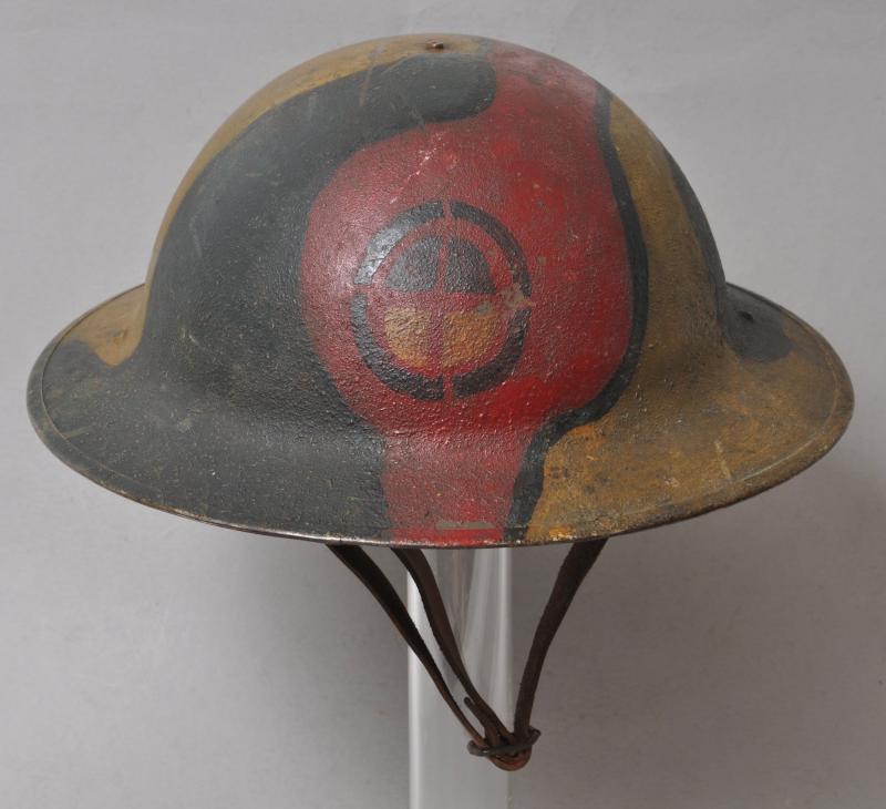 WW1 US '35th Infantry Division' M17 Camouflage Helmet