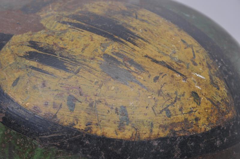 WW1 German M16 Camouflage Helmet Named To A Dragoon ( German Cavalry )
