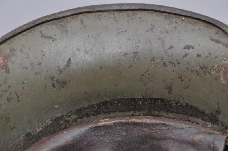 WW1 German M16 Camouflage Helmet Named To A Dragoon ( German Cavalry )