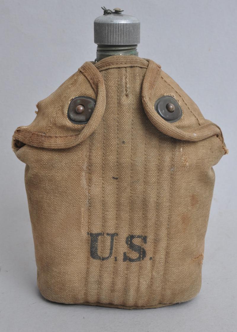 WW1 US Canteen & Cup & Cover 1918