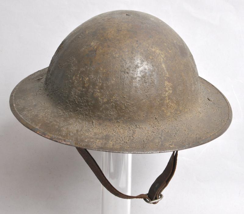 CS Militaria WW1 British Brodie Helmet , Markings To US 328th Field