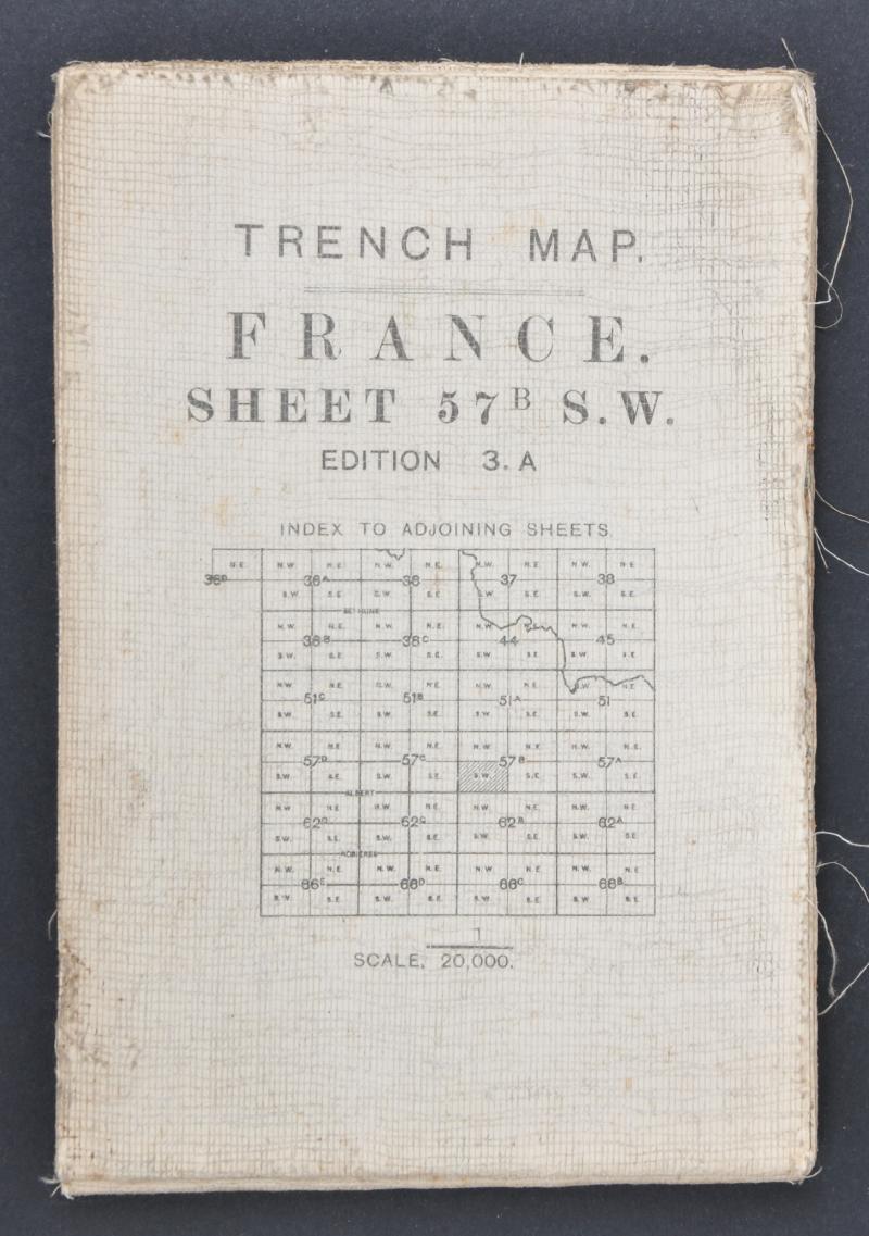 WW1 British Trench Map 1916