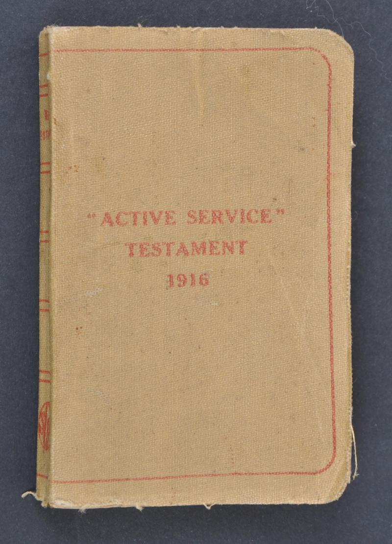WW1 British  'Active Service Bible 1916'