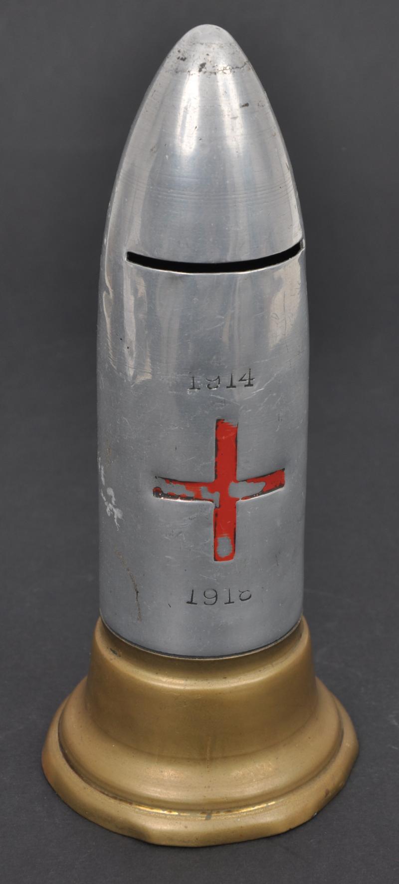 WW1 British Red Cross Money Box 1914-1918