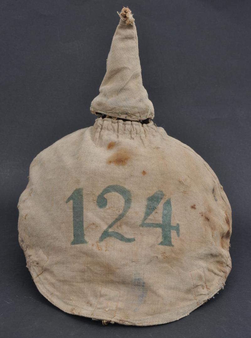 WW1 German Wurttemberg 124th Infantry Regiment Pickelhaube With Trench Cover