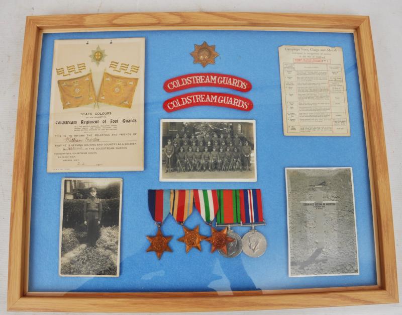 CS Militaria | WW2 British Coldstream Guards KIA Souvenir Frame
