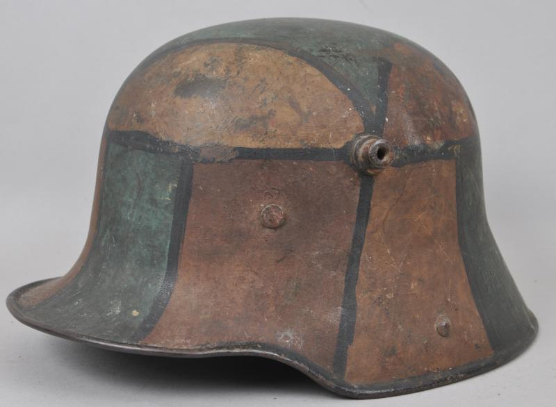 Published WW1 German M17 Camouflage Helmet