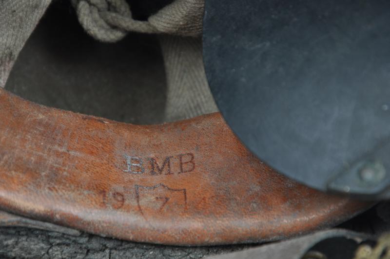 WW2 British Camouflage Netted MK.1 Paratrooper Helmet 1943