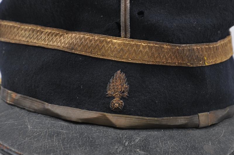 Pre WW1 French Engineers Officer Cadet Kepi