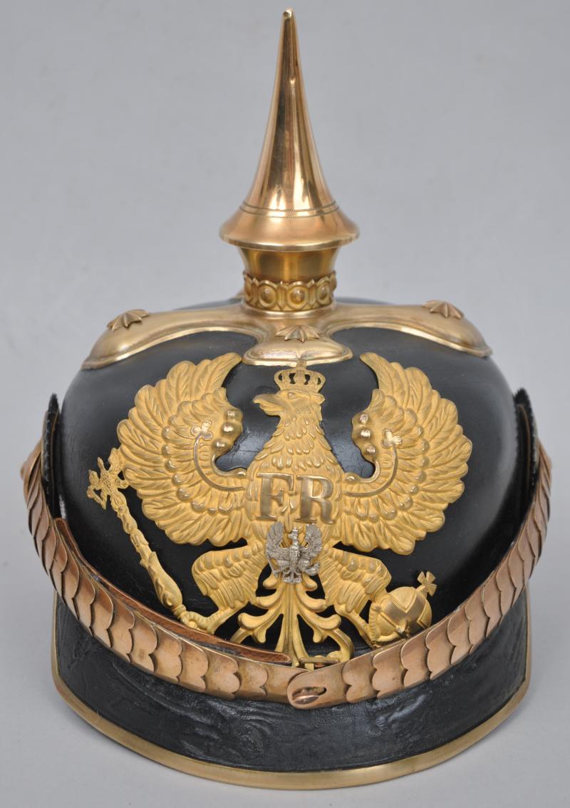 WW1 German Prussian Officers 'Beamte' Pickelhaube