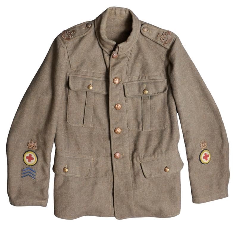 WW1 British Medical 02 Tunic 1918 -Territorial Northumbrian RAMC