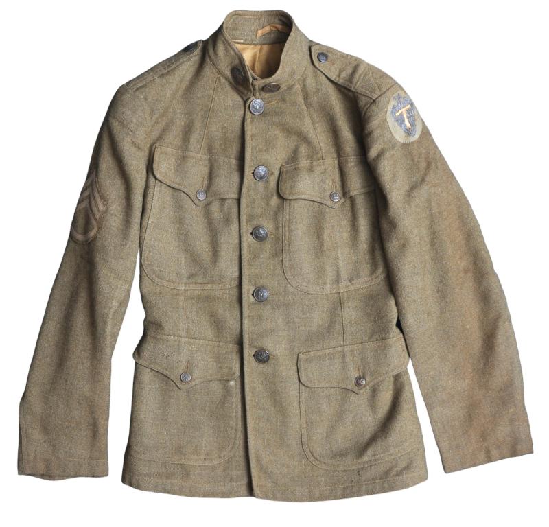 WW1 US 36th Infantry Division Tunic - Meuse/Argonne