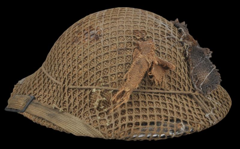Time Capsule WW2 British Infantry Helmet - Found Normandy