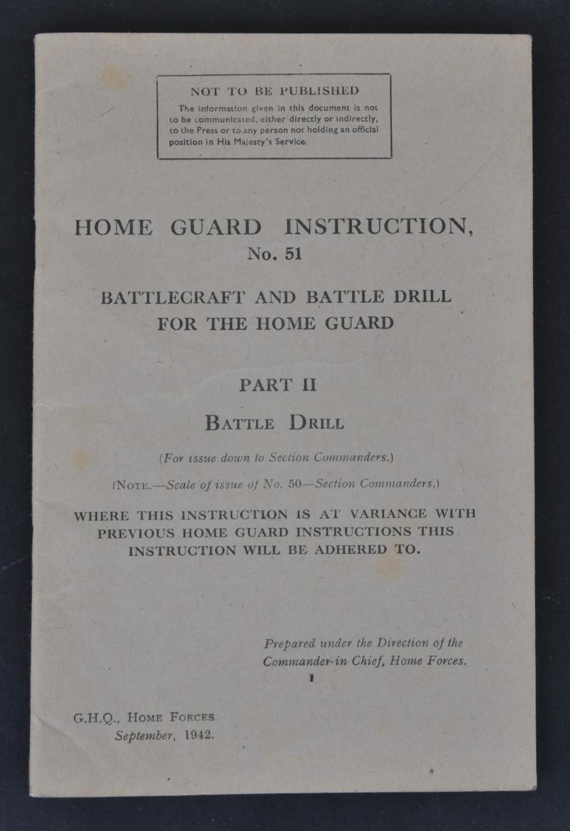 Battle Drill - Battlecraft & Battle Drill Home Guard Instruction 1943