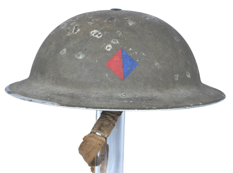 WW2 British Royal Artillery Officers Helmet With Private Purchase 'Mounted Troops' Liner