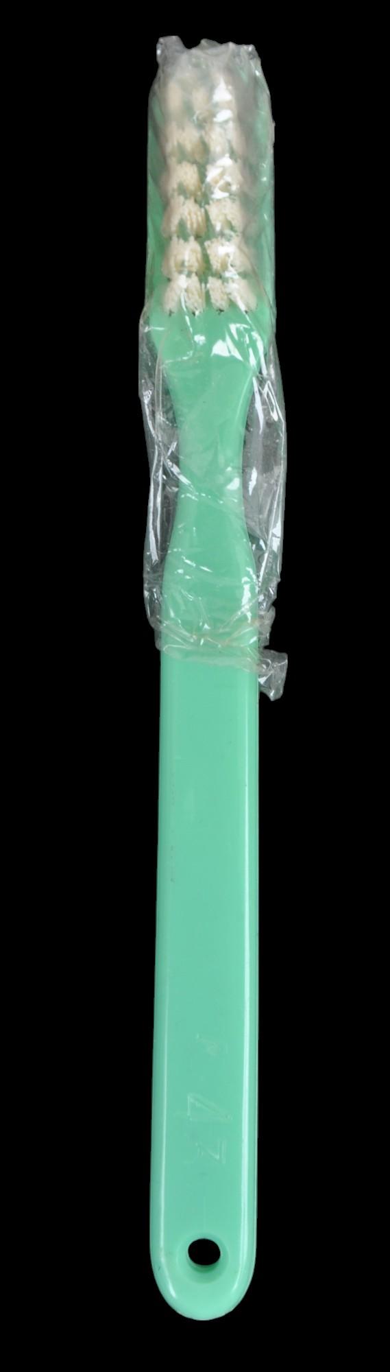Rare WW2 British Army Green Plastic Toothbrush 1943 With Broad Arrow Marking