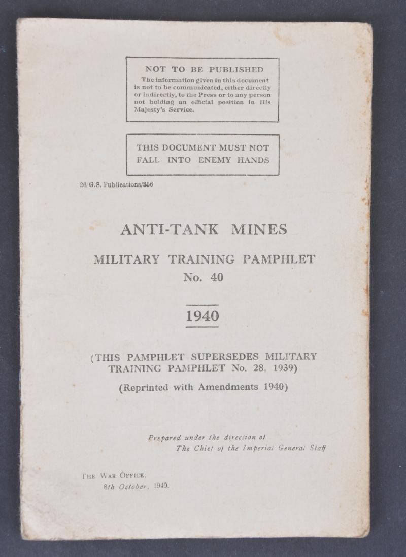 Anti-Tank Mines 1940