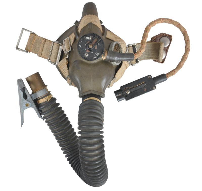 WW2 RAF H Type Oxygen Mask - February 1945 Issue