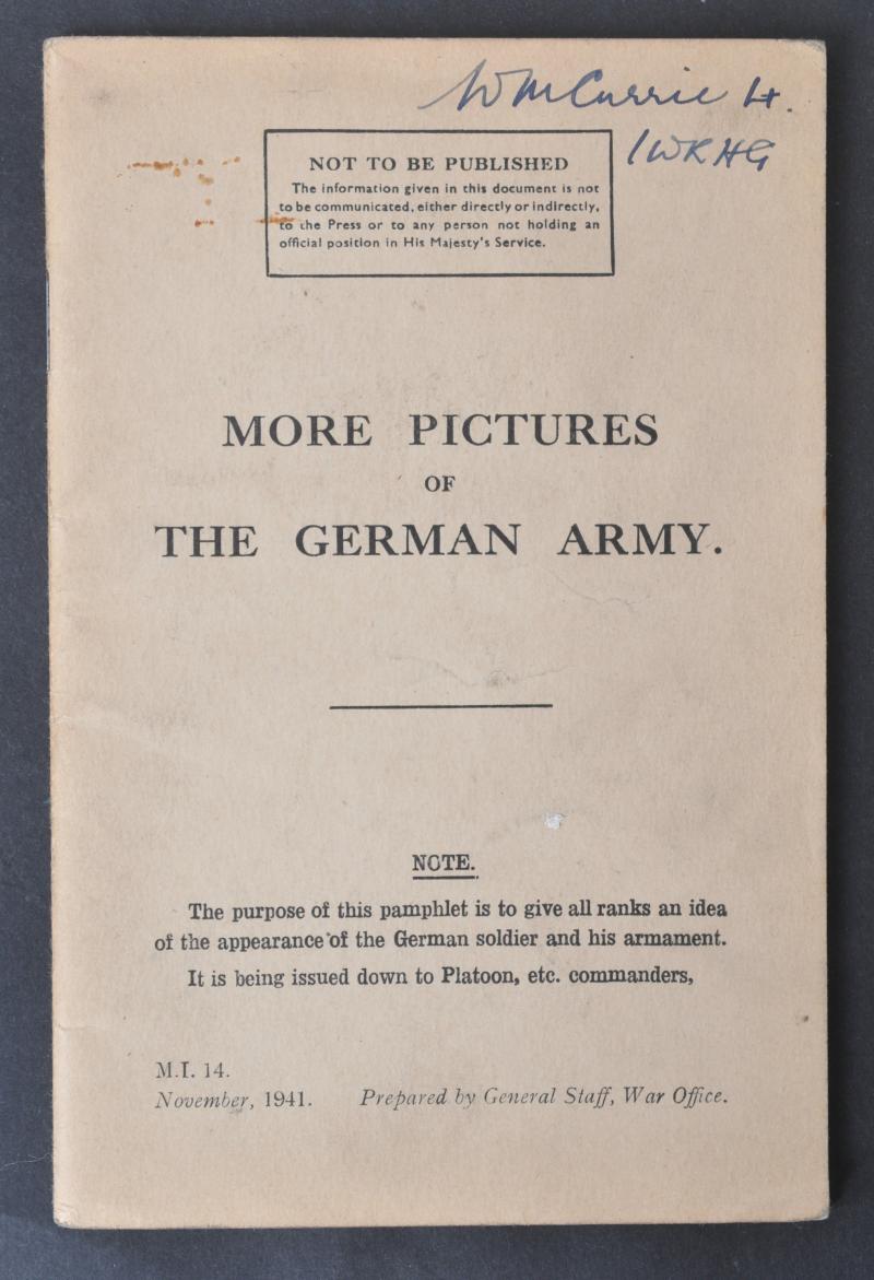 ' More Pictures of The German Army' - November 1941