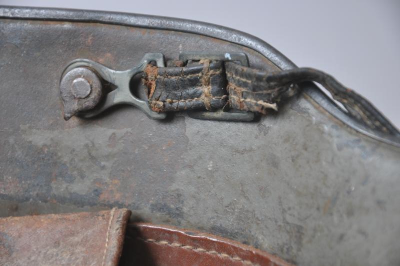 WW1 German Battle Damaged Camouflage M16 Helmet