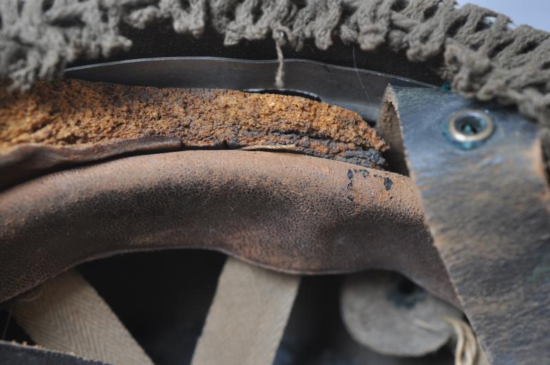 WW2 British Camouflage Netted MK.1 Paratrooper Helmet 1943