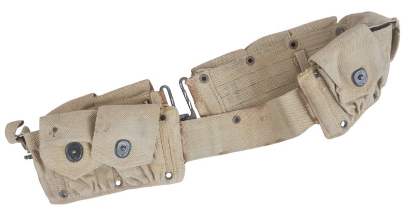 WW2 'British Made' US Cartridge Belt 1944