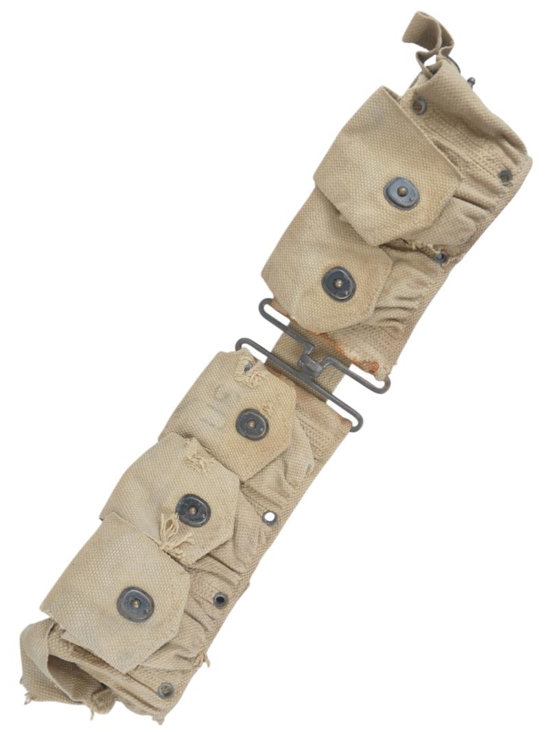 WW2 'British Made' US Cartridge Belt 1944