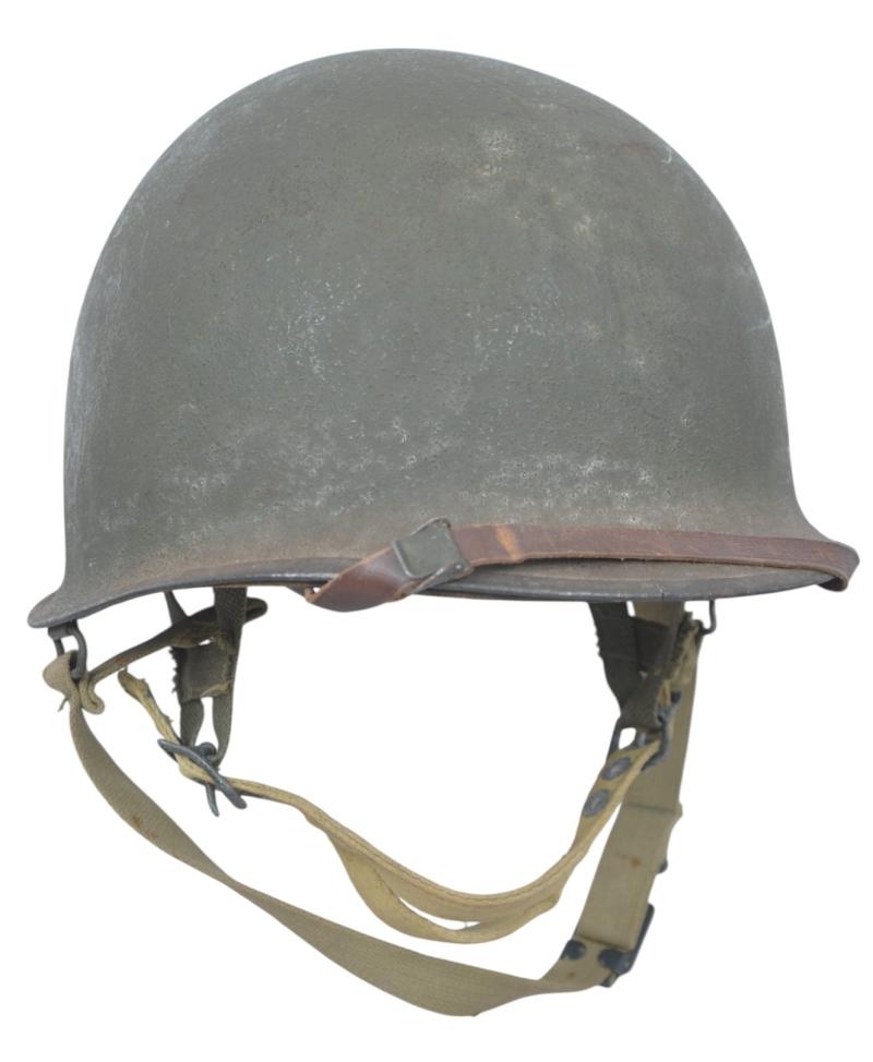 WW2 US Airborne Parachutist Helmet With Westinghouse Paratrooper Liner