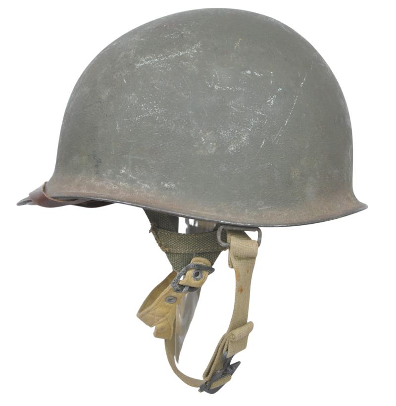 WW2 US Airborne Parachutist Helmet With Westinghouse Paratrooper Liner