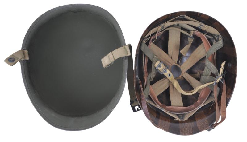 WW2 US Airborne Parachutist Helmet With Westinghouse Paratrooper Liner