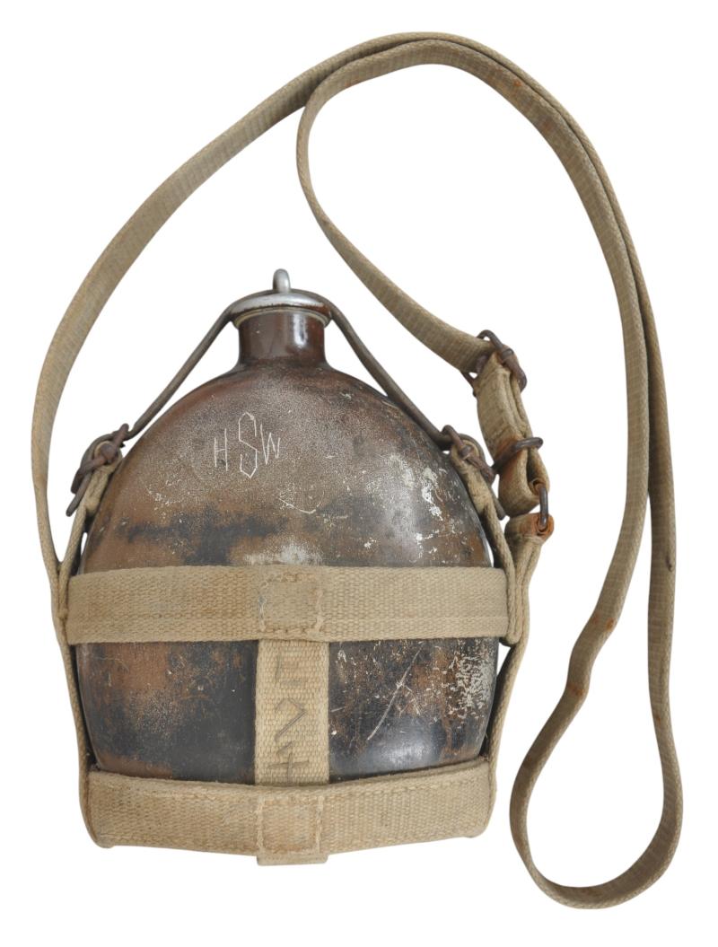 WW2 Japanese Army Waterbottle - Pre 1940 Pattern Used Until 1945