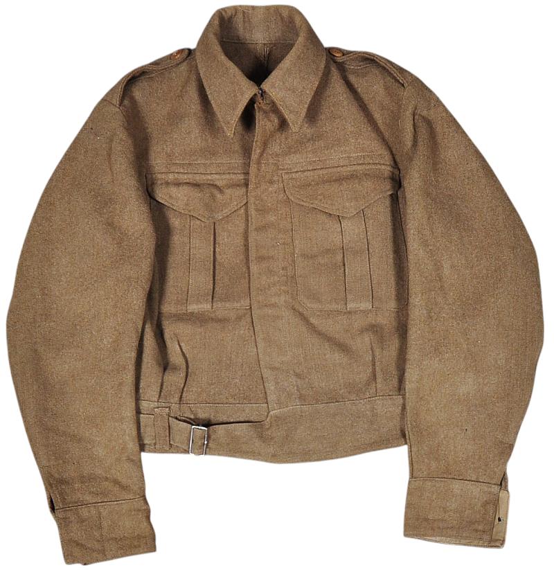 WW2 British '37 Pattern Battledress With Unlined Collar - 1940 Dated
