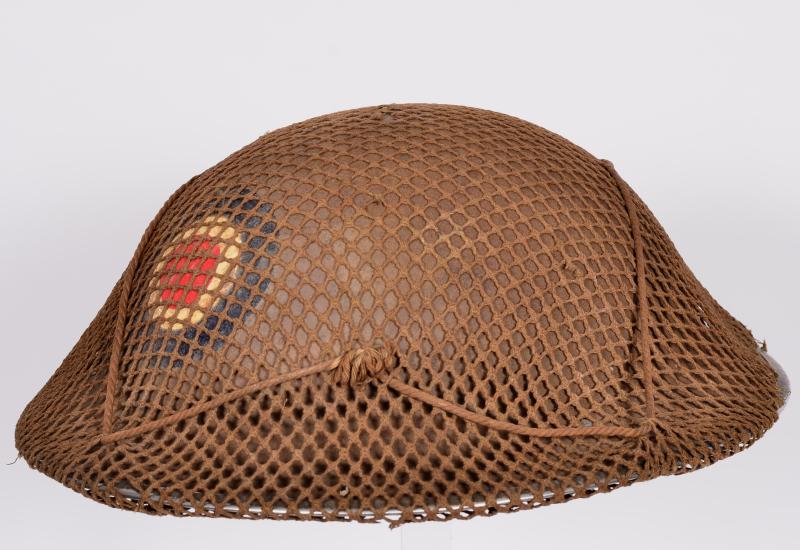 WW2 British RAF Issue Mk 2 Netted Steel Helmet