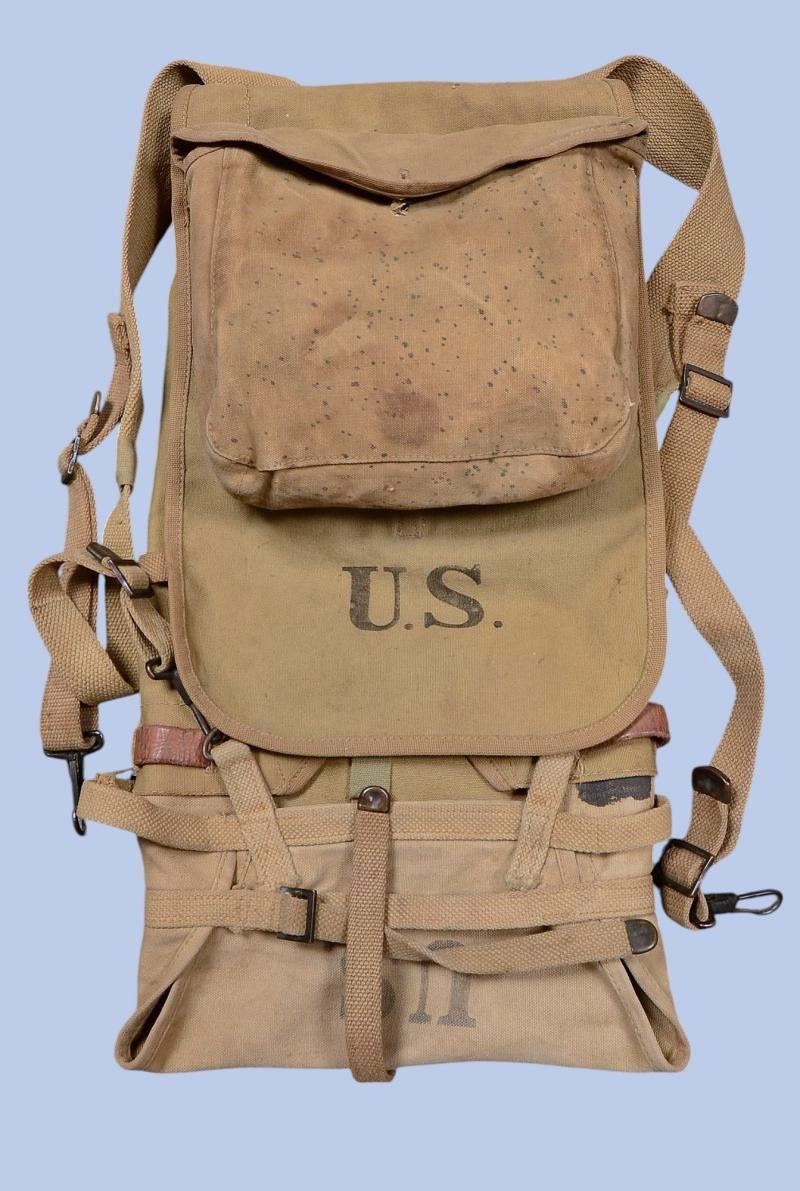 WW1 US M1910 Doughboy Pack - Complete