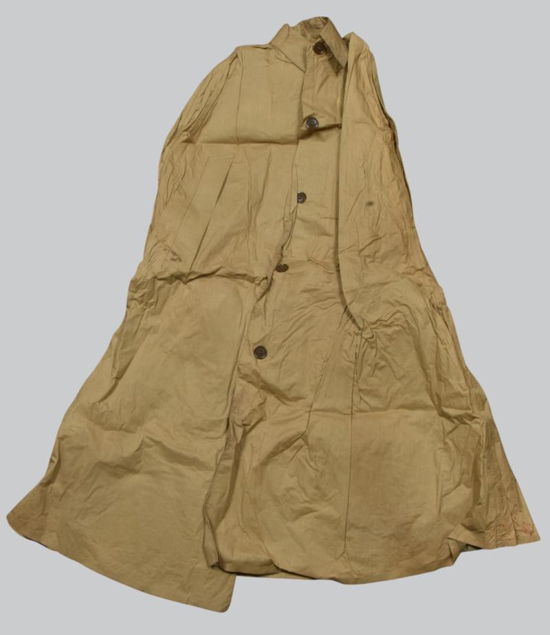 WW2 British Tropical Rain Cape dated 1942 .