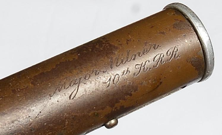 WW1 British KRRC Officer Named Trench Periscope