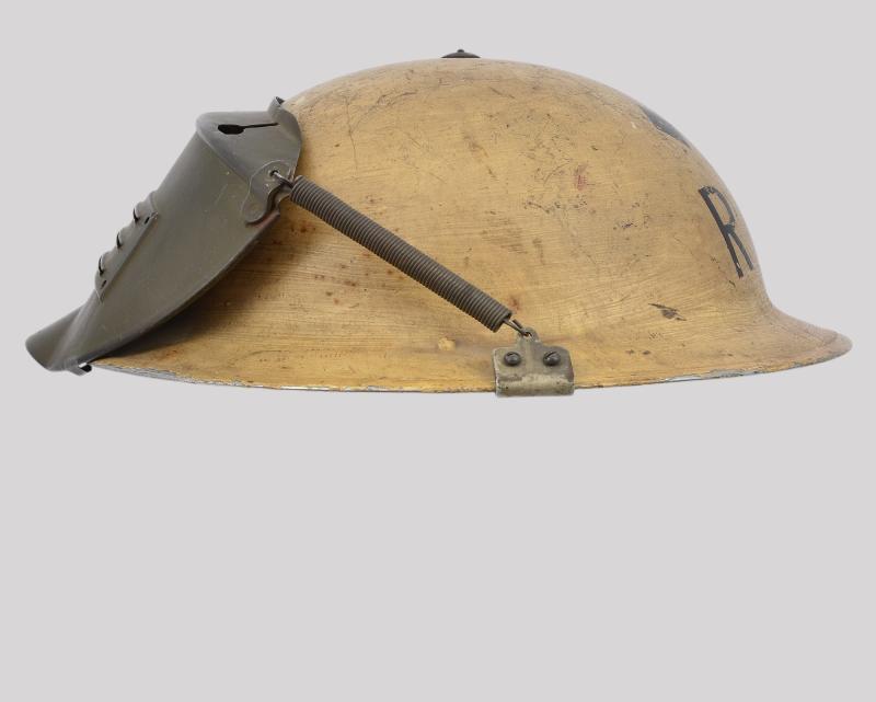 WW2 British Visored MK2 R/PR MK2 Steel Helmet 1939