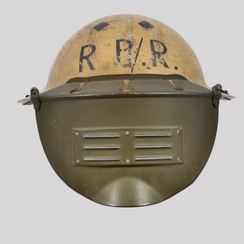 WW2 British Visored MK2 R/PR MK2 Steel Helmet 1939