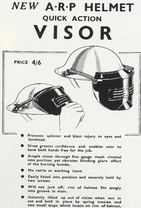 WW2 British Visored MK2 R/PR MK2 Steel Helmet 1939