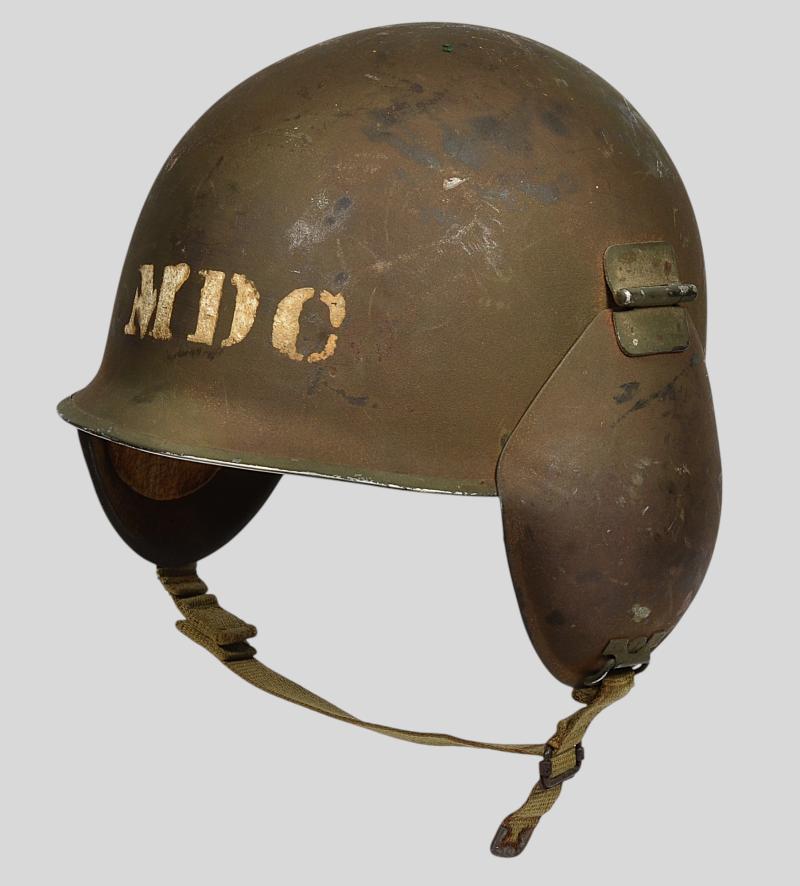 WW2 US Aviators  M3  Anti- Flak Steel Helmet .
