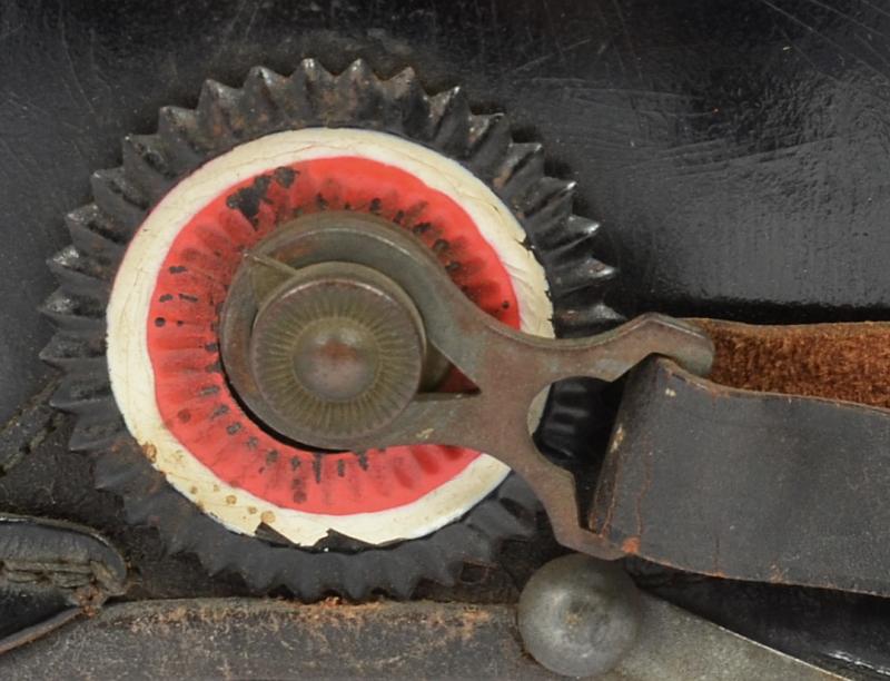 WW1 German Artillery M15 Kugelhelm and Cover 1915