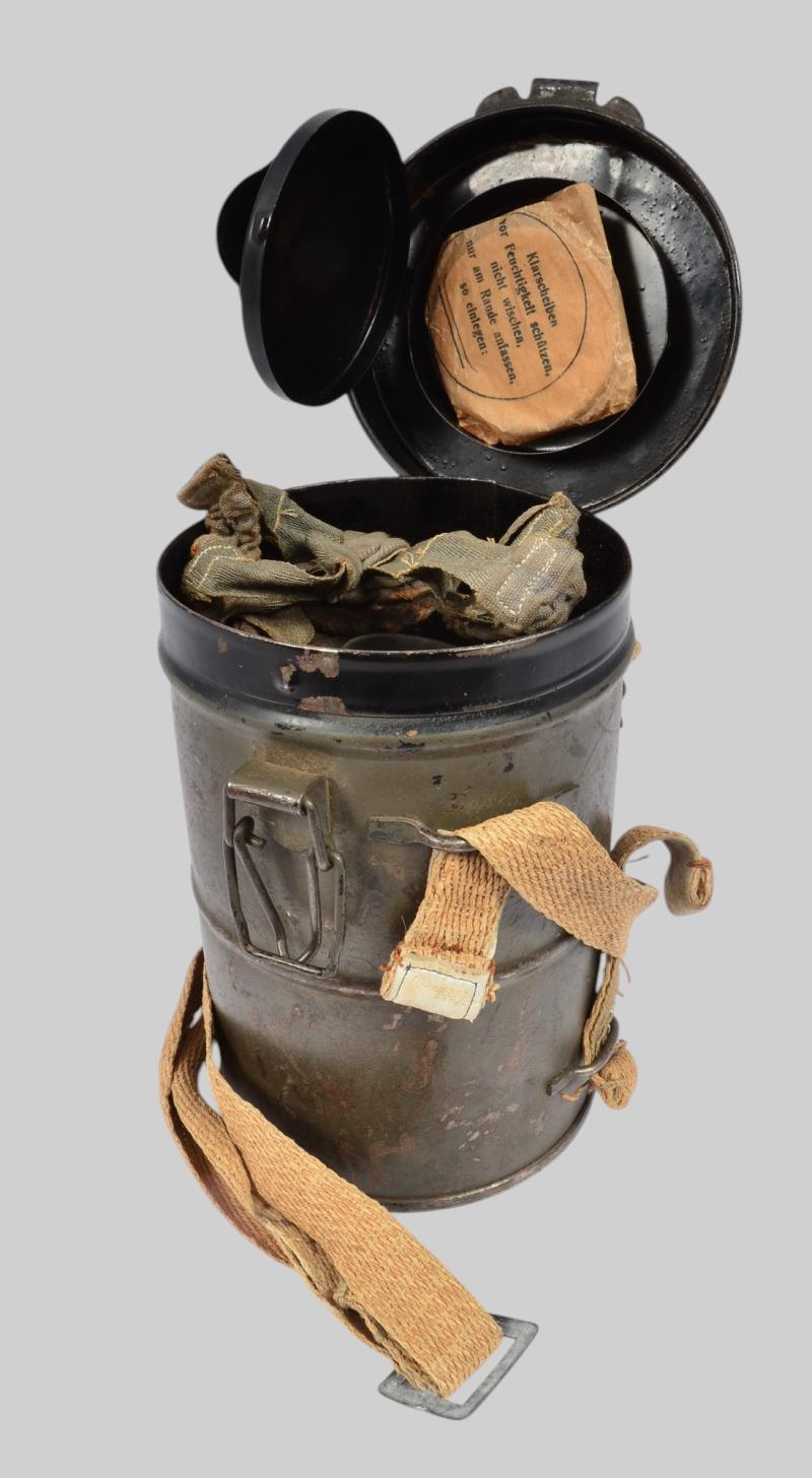WW1 German Ledermaske / Gas Mask 1918