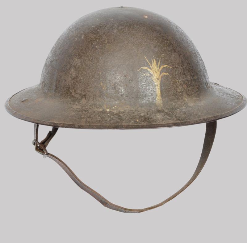 WW1 British Brodie Welsh Guards Marked Steel Helmet