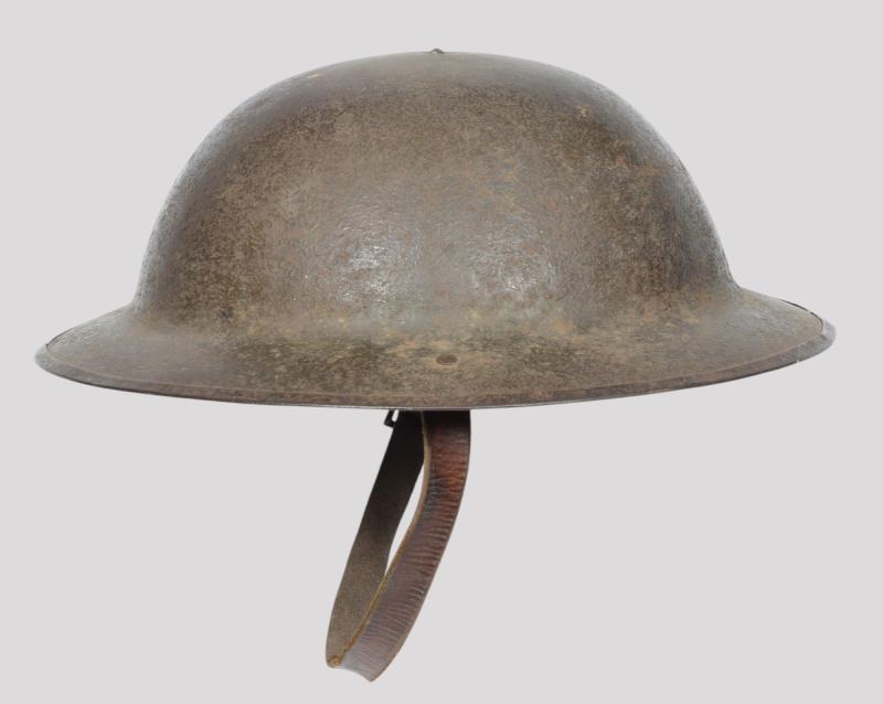 WW1 British Brodie Welsh Guards Marked Steel Helmet