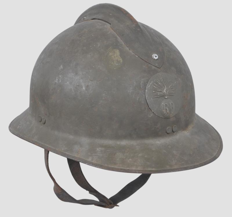 WW2 French 'Battle For France' M26 Adrian Infantry Helmet