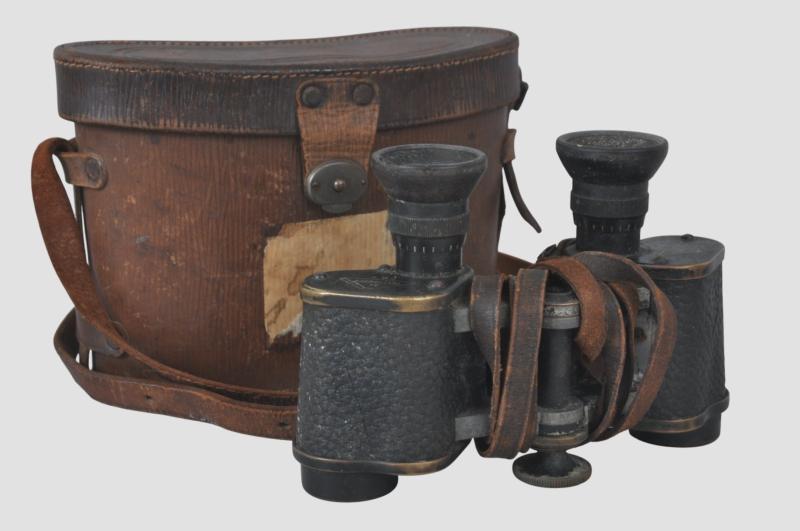 WW1 German Army Binoculars & Case