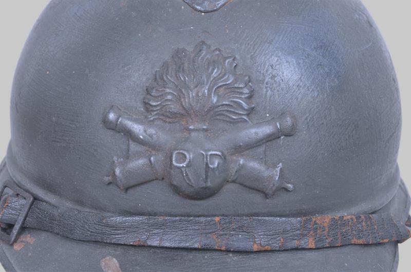 WW1 French Artillery Gunners M15 Adrian Helmet