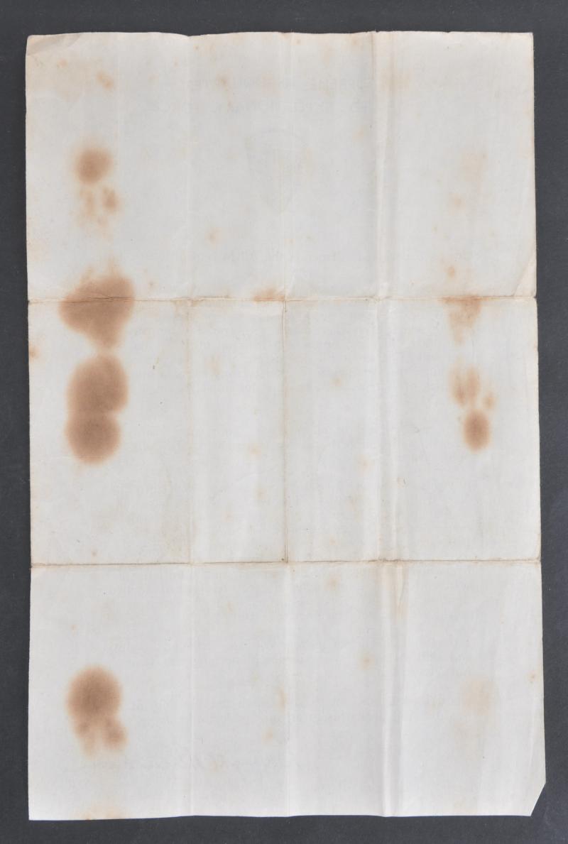 Original & Rare D-Day Eisenhower ' June 6, 1944, Order Of The Day ' Printed Leaflet